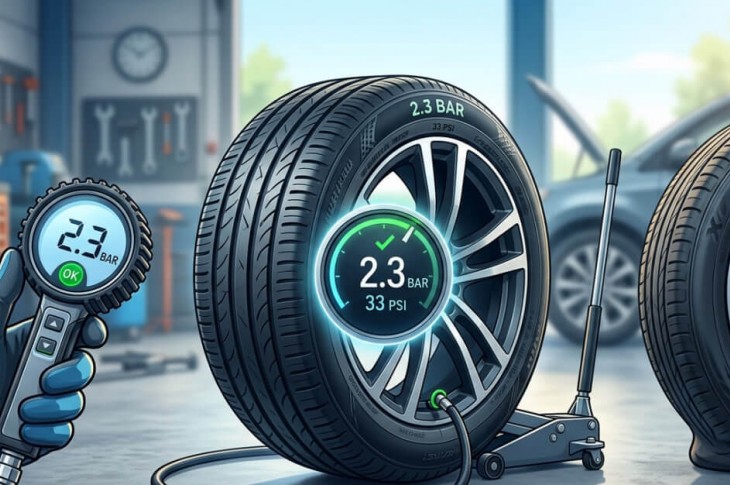 Какое давление должно быть в шинах