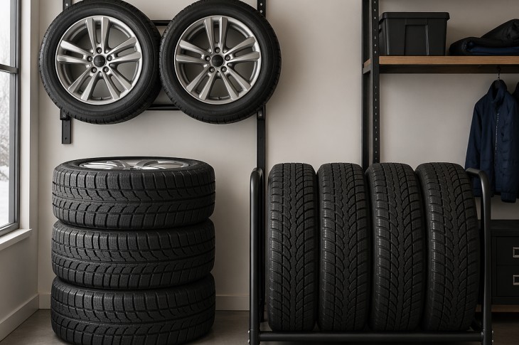 Як зберігати зимові шини: з дисками і без